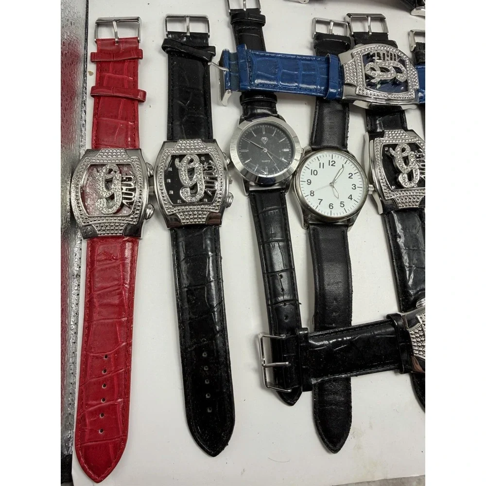 Unbranded Mens Watches Lot Of 17 For Parts‎ Or Repair